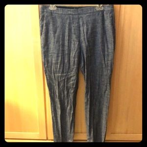 Theory denim style cotton trousers